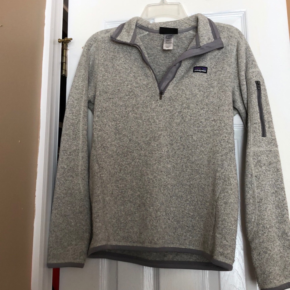 women’s patagonia better sweater half zip sz small